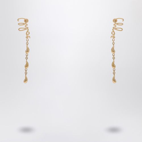 Iconic gold dangling earrings - Chloé - Modalova