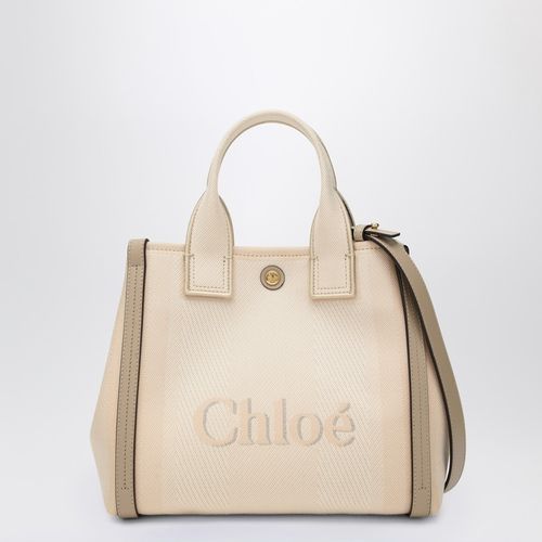 Carry Small tote bag in Blushy Beige canvas - Chloé - Modalova