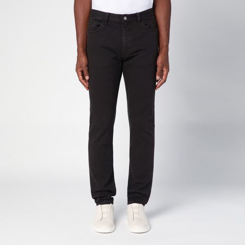 Brown cotton trousers - ZEGNA - Modalova