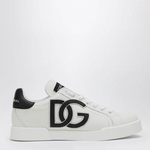 Leather low-top Portofino sneakers - Dolce&Gabbana - Modalova