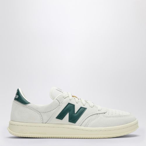 T500 white/green suede sneaker - New Balance - Modalova