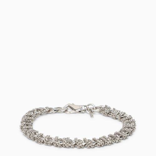 Silver 925 intricate chain bracelet - Emanuele Bicocchi - Modalova