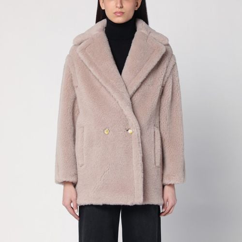 Teddy Bear Icon Coat corto sabbia in alpaca e lana - Max Mara - Modalova