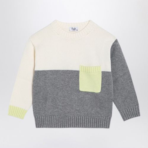 Colour-block jumper in organic cotton - Il Gufo - Modalova