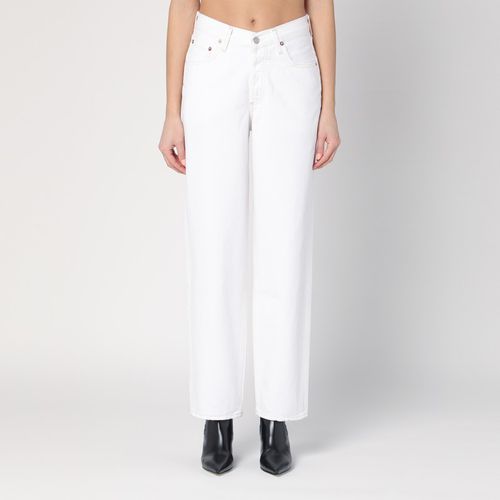 Jeans bianco in denim rigenerato - AGOLDE - Modalova