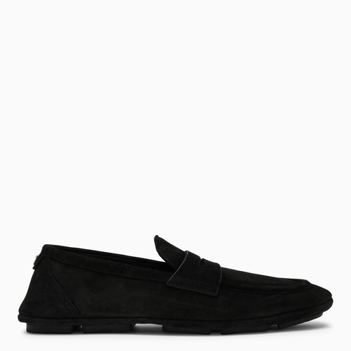 Black suede loafer - Dolce&Gabbana - Modalova