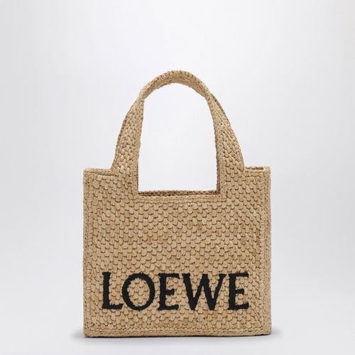 LOEWE Font Tote mini raffia bag - Loewe - Modalova