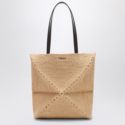 Natural Raffia Puzzle Fold Tote Bag - Loewe - Modalova