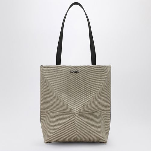 Puzzle Fold écru cotton jacquard bag - Loewe - Modalova