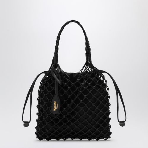 Basket Net black nappa bag - Moschino - Modalova