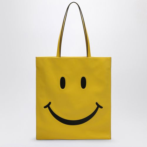 Yellow nappa leather Smiley bag - Moschino - Modalova