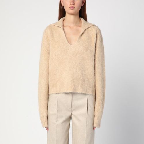 Beige alpaca-blend pullover - Loulou Studio - Modalova