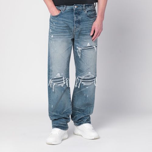 Jeans with rips Honeycomb Indigo - AMIRI - Modalova