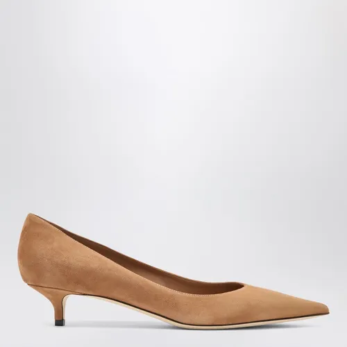 Décolleté Amelia in suede color Toffee - Jimmy Choo - Modalova