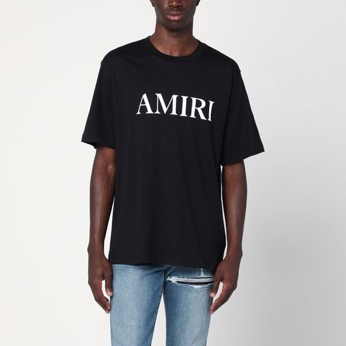 Tシャツ・カットソー AMIRI FW24 Embroidered cotton shirt (AMTAOS1002 BLACK) AMIRI || Men's Black Motors T-Shirt – FASHION MYST