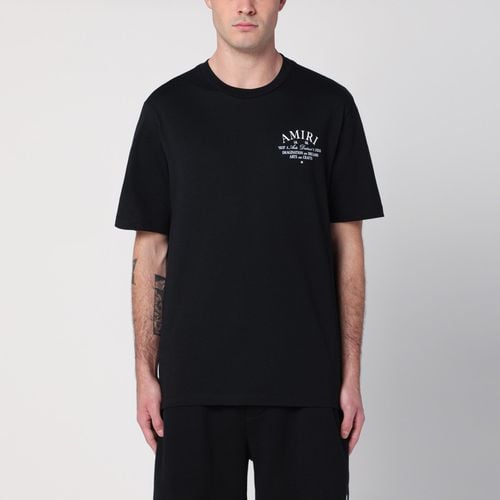 Black cotton T-shirt with logo - AMIRI - Modalova