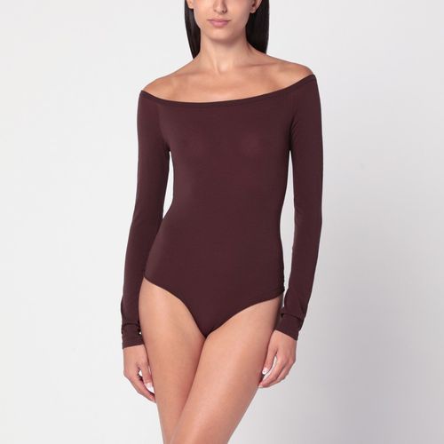 Second skin brown bodysuit - Alaïa - Modalova