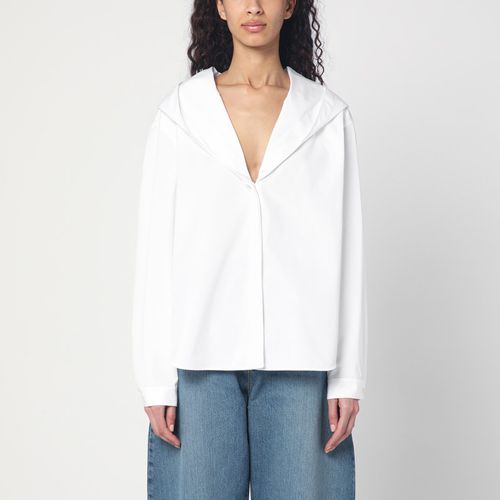 White cotton shirt with hood - Alaïa - Modalova