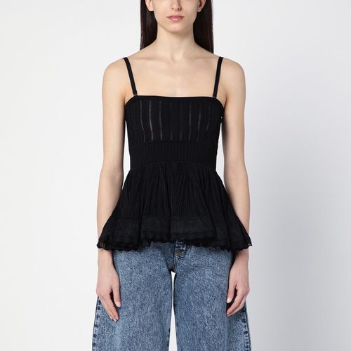 Viscose Crinoline top with straps - Alaïa - Modalova