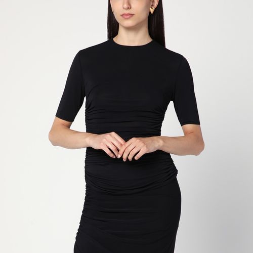 Black fitted T-shirt in jersey - Alaïa - Modalova