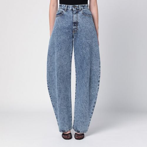 Jeans arrotondato blu in denim - Alaïa - Modalova