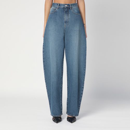 Blau gewaschene runde Jeans - Alaïa - Modalova