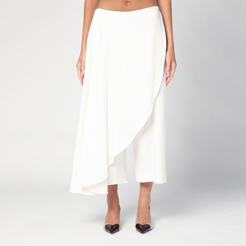 White asymmetrical trouser skirt - Alaïa - Modalova