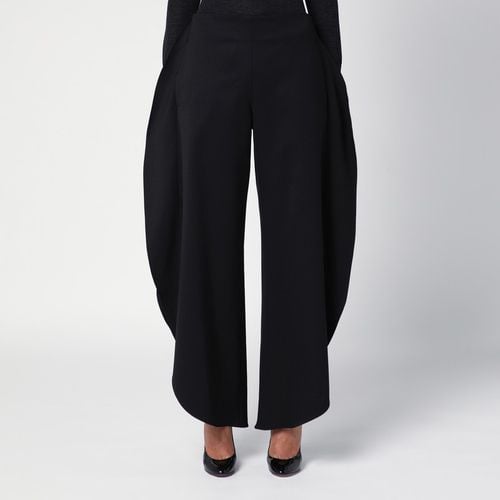 Black rounded petal trousers - Alaïa - Modalova