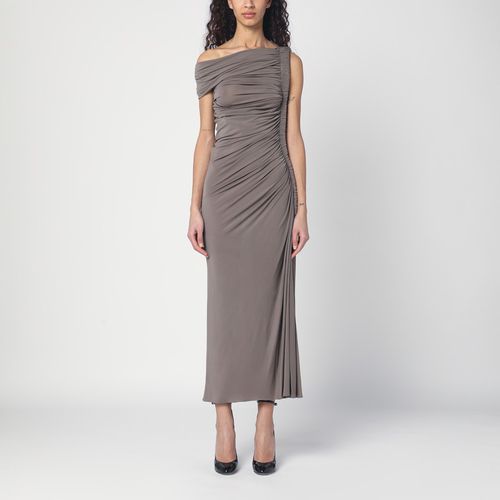 Draped taupe dress - Alaïa - Modalova