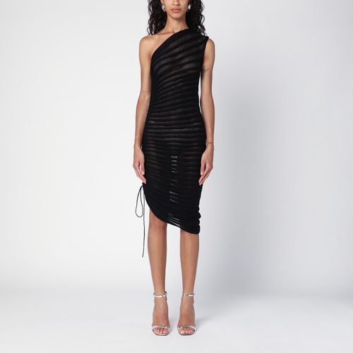 Black asymmetrical skeleton dress - Alaïa - Modalova