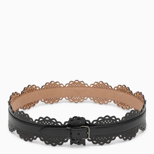 Vienne perforated leather belt - Alaïa - Modalova