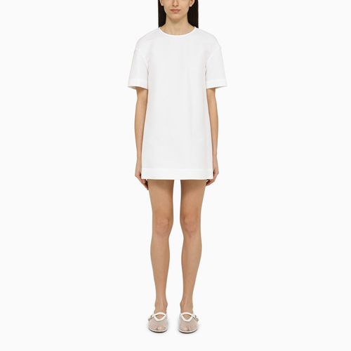 White cocoon cady mini dress - Marni - Modalova