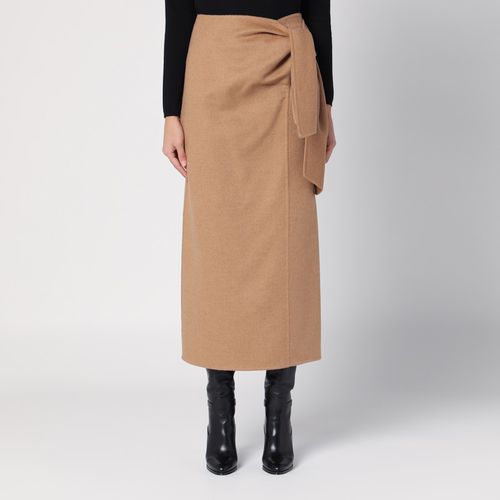 Beige camel midi skirt - Max Mara - Modalova