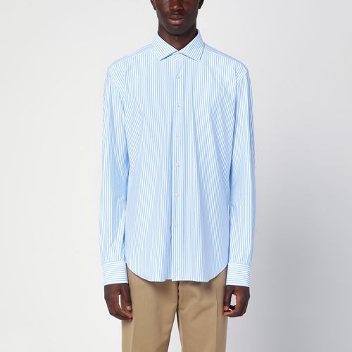 Striped light poplin Active shirt - XACUS - Modalova