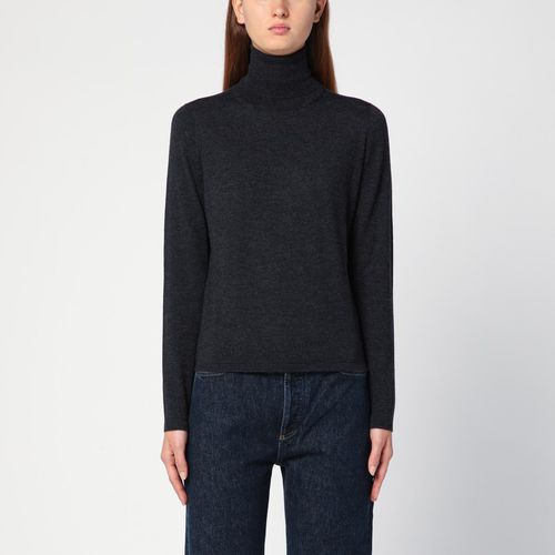 Anthracite grey cashmere turtleneck - Max Mara - Modalova