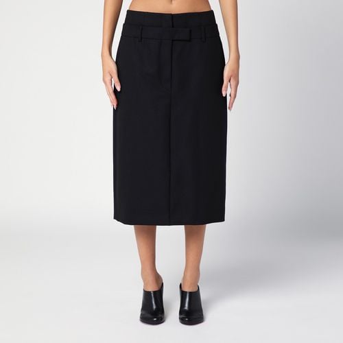 Black wool midi skirt - Sportmax - Modalova