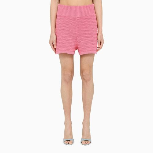 Pink knitted shorts - ART ESSAY - Modalova