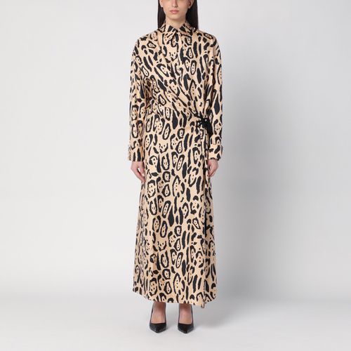 Animal print silk dress - Sportmax - Modalova