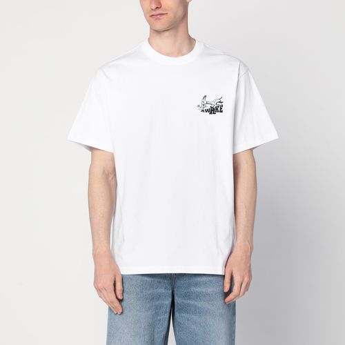 White T-shirt with hammer print - Awake NY - Modalova