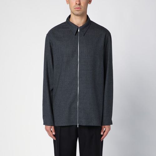 Dark grey wool zip shirt - Studio Nicholson - Modalova