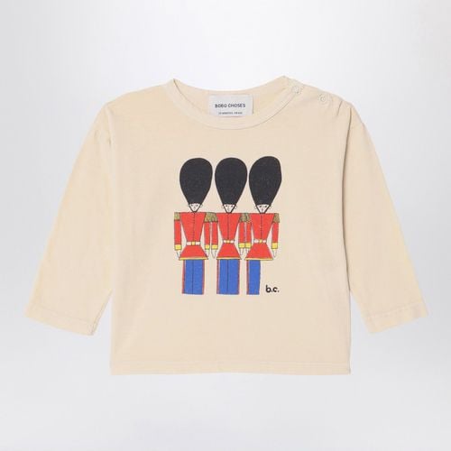 Elfenbeinfarbenes T-Shirt Little Tin Soldiers - Bobo Choses - Modalova