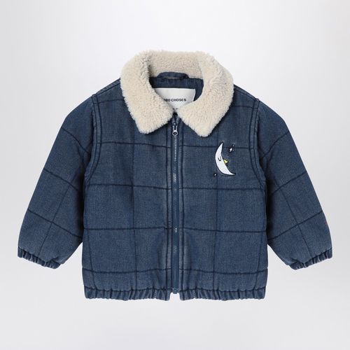 Giacca trapuntata blu navy in denim - Bobo Choses - Modalova