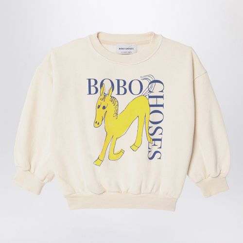 Elfenbeinfarbenes Sweatshirt Wonder Horse - Bobo Choses - Modalova