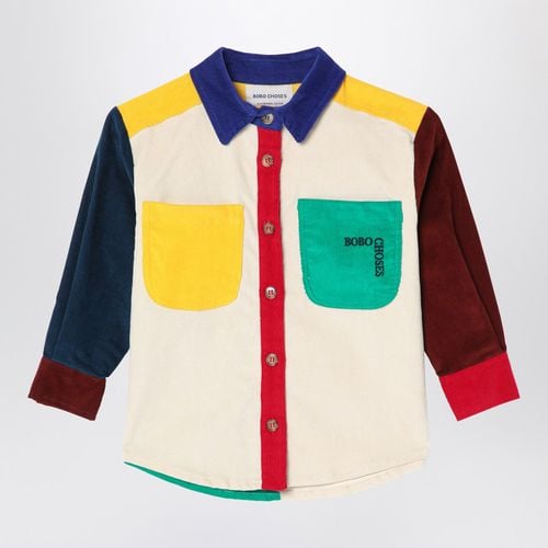 Multicoloured corduroy shirt - Bobo Choses - Modalova