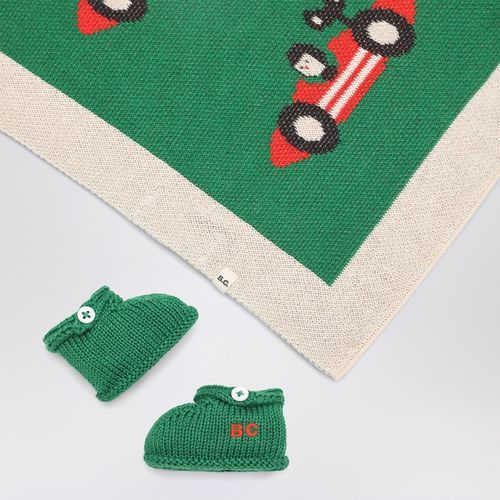 Green cotton two-piece Race Car set - Bobo Choses - Modalova