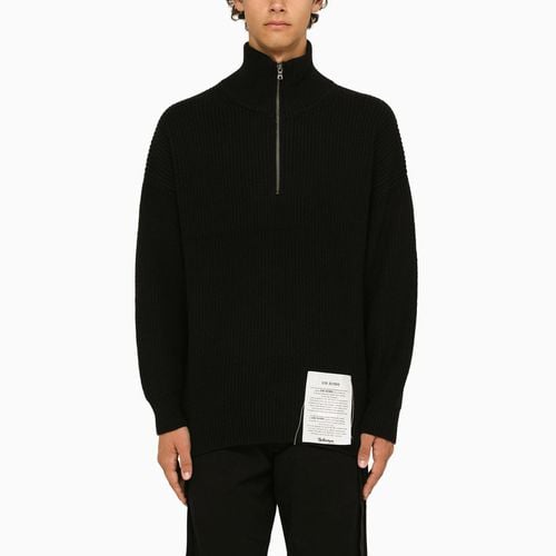 Black cashmere turtleneck jumper - Ballantyne - Modalova