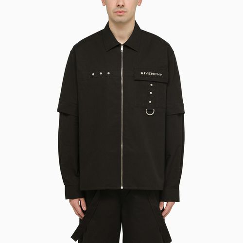 Black shirt with removable sleeves - Givenchy - Modalova