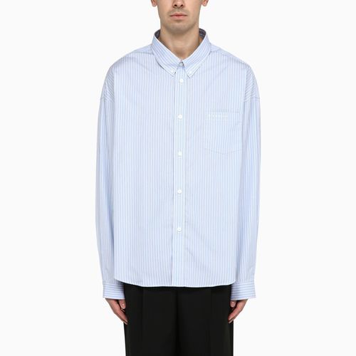 Blue striped cotton button-down shirt - Givenchy - Modalova