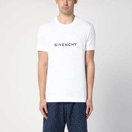 Reverse slim T-shirt with logo - Givenchy - Modalova