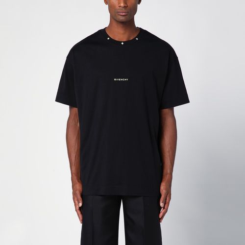 Black cotton T-shirt with logo - Givenchy - Modalova